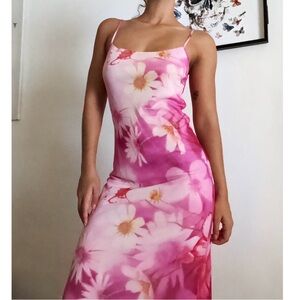 Vintage Floral Maxi Dress🌸🪽